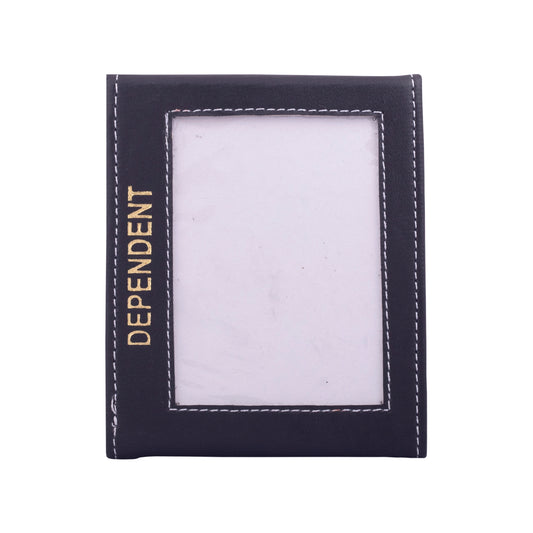 DEPENDENT CARD HOLDER - ARMD FORCES (BLACK)