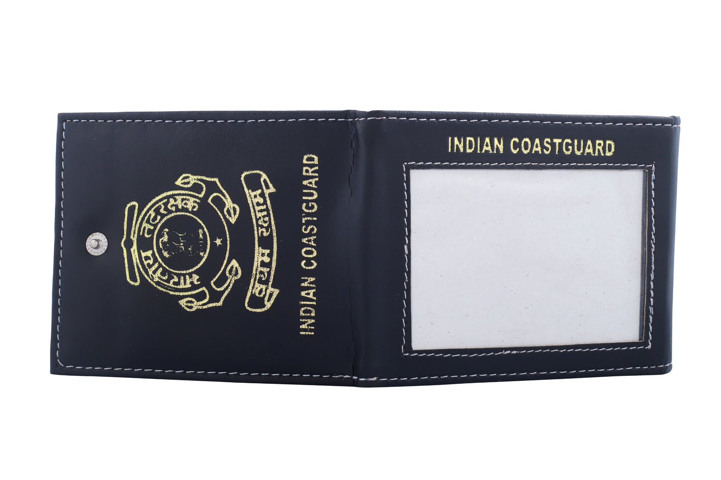 ID CARD COVER - INDIAN COAST GUARD (BLACK)