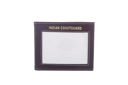 ID CARD COVER - INDIAN COAST GUARD (BROWN)