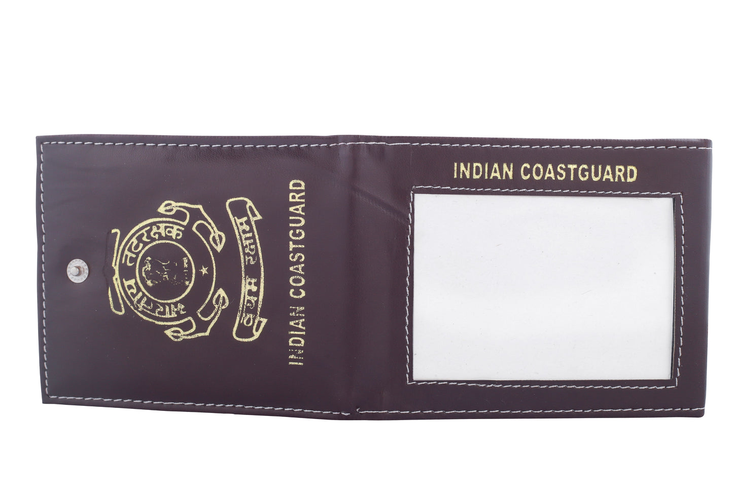 ID CARD COVER - INDIAN COAST GUARD (BROWN)