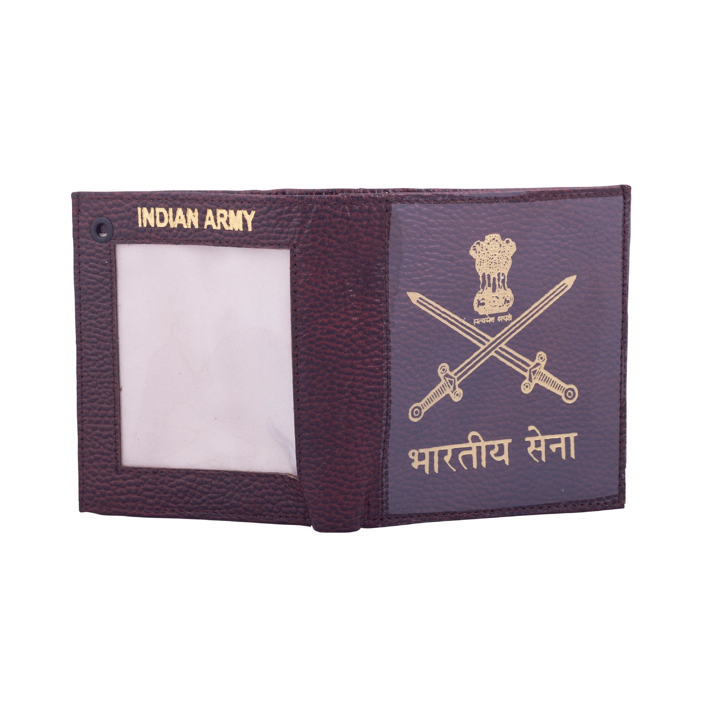 WALLET CUM ID COVER - ARMY (BROWN)