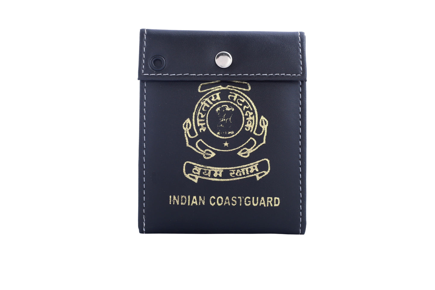 ID CARD COVER - INDIAN COAST GUARD (BLACK)